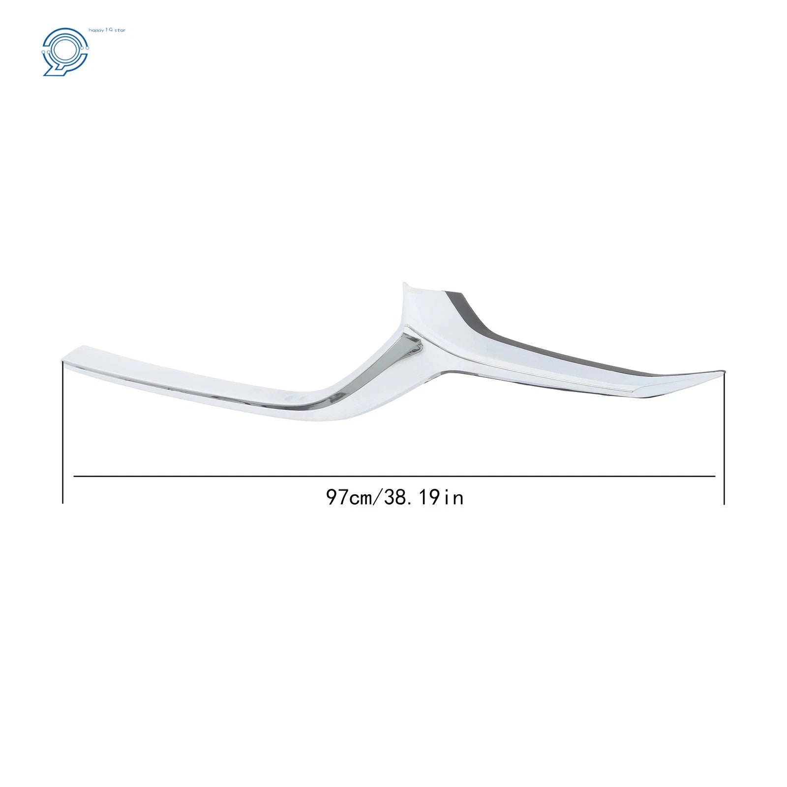 Set of 2 Chrome Front Bumper Grille Molding Trim for Mazda CX-30 (2020–2023)