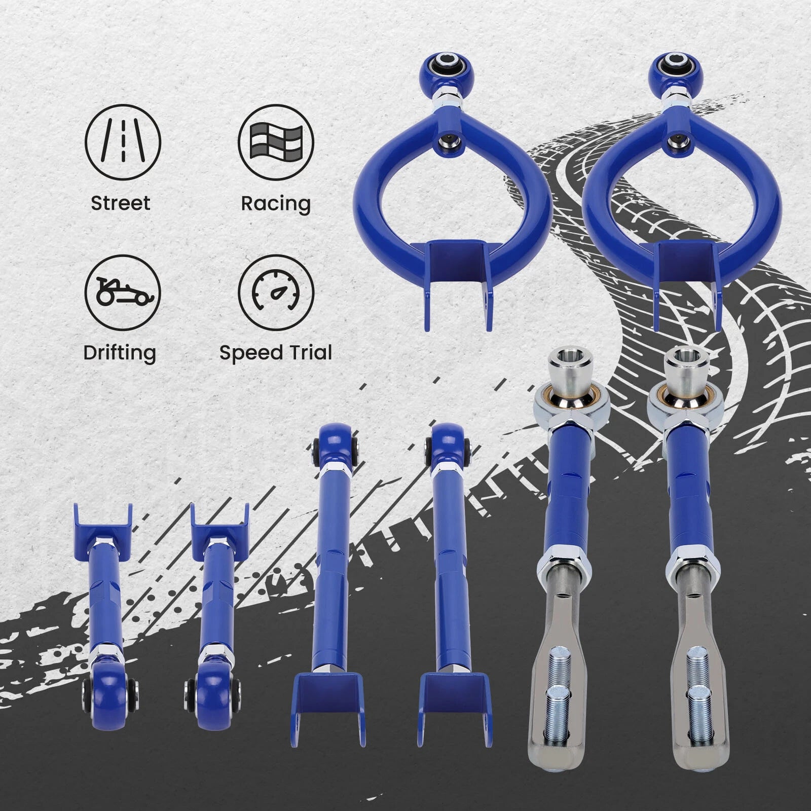 Adjustable Traction Arms for Nissan 240SX S13 (1989-1994)