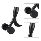 Compact Weeding Tool with Wheels for Easy Garden Care