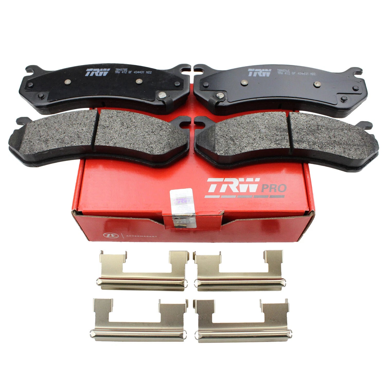 Set of 4 TRW Pro Metallic Brake Pads for Cadillac Chevrolet GMC Hummer