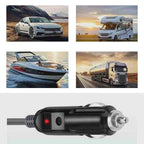 XT60 Male Car Charging Cable 12/24V DC Input 10A 15A Output 3 Meter