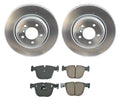 Akebono Rear Brake Kit Euro Ceramic Pads & 345mm Rotors for BMW E65 E66 (2002–2008)
