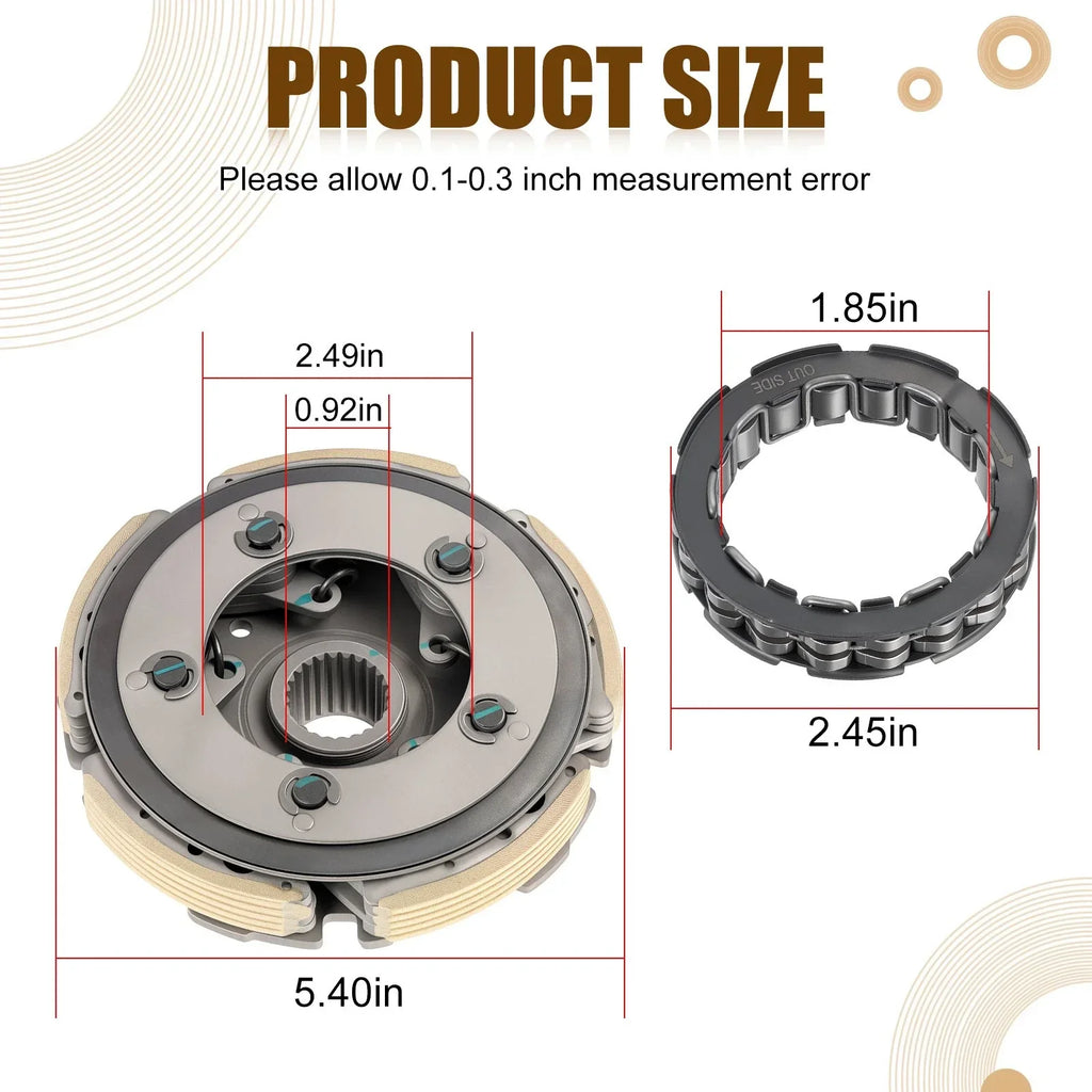 Wet Clutch Carrier & Bearing for Honda TRX300FW Fourtrax (1988–2000)