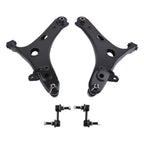 2X Front Lower Control Arms + 2X Sway Bar End Links for Subaru Forester (2014–2018)