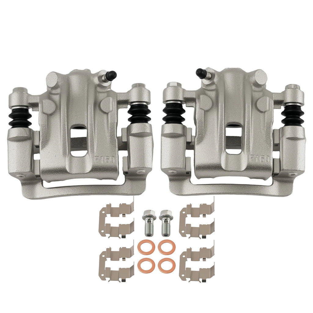 Rear Disc Brake Calipers Set for Hyundai Accent/Kia Forte/Rio (2006–2020)