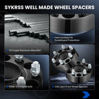 2" Hub Centric Wheel Spacers for 2019-2024 Ram 1500 (14x1.5, 6-Lug)