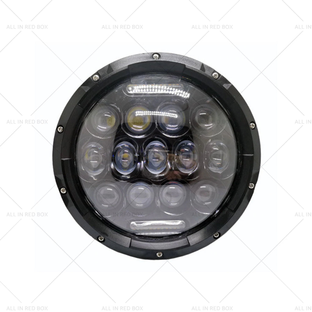 Pair 7" Round LED Sealed Beam Headlamps for Jeep Patrol