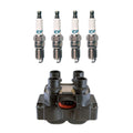 Denso Ignition Coil & Iridium TT Spark Plugs Kit for Mercury Ford (1.9L, 2.0L)