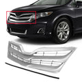Front Upper Grille for Toyota Venza (2013–2016) Silver Replacement