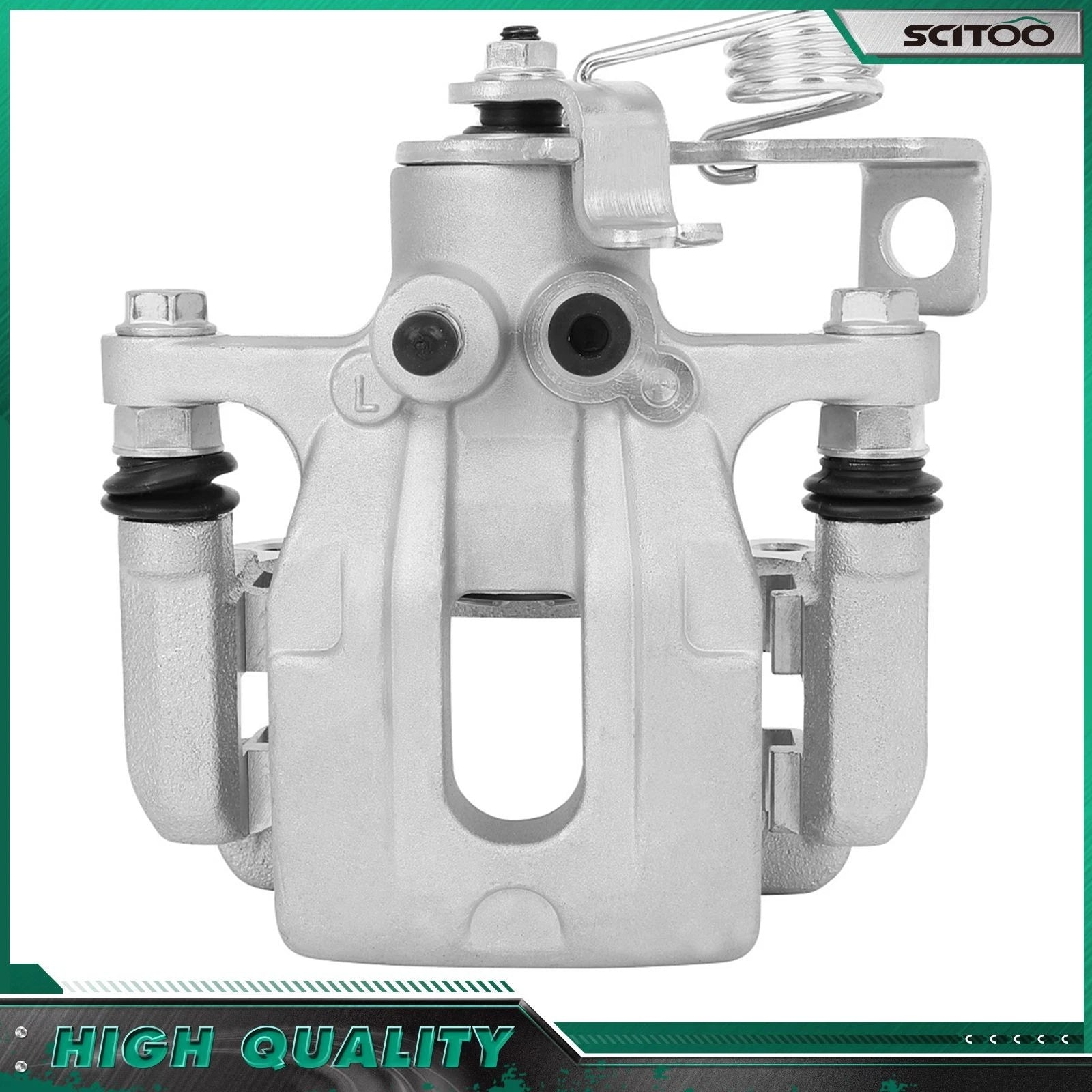 Set of 2 Rear Brake Calipers w/ Bracket for Hyundai Elantra (2011–2016)