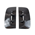 Pair Carbon Look Add-On Side Fender Vent Duct Trims for KIA Stinger (2018–2023)