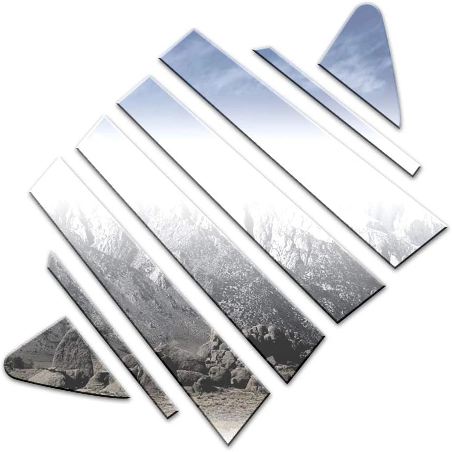 Luxury Chrome Pillar Post Trim Kit 8pc for Toyota Corolla (2009–2013)