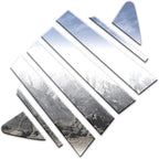 Luxury Chrome Pillar Post Trim Kit 8pc for Toyota Corolla (2009–2013)