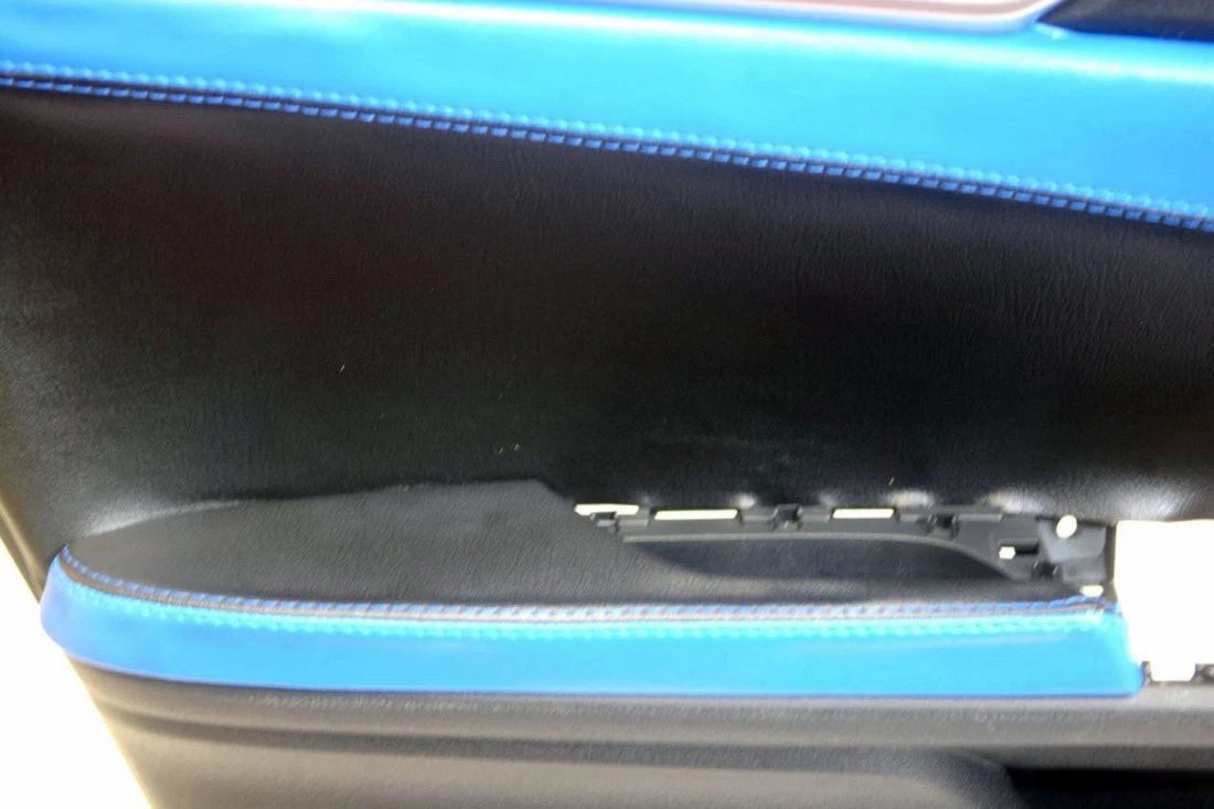 Front Door Armrest Cover for Honda Civic (2016–2020) Black & Blue