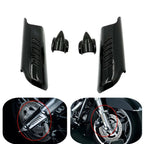 Chrome Fork Lower Leg Deflectors Shield Cover for Harley Touring FLHT (2000–2013)