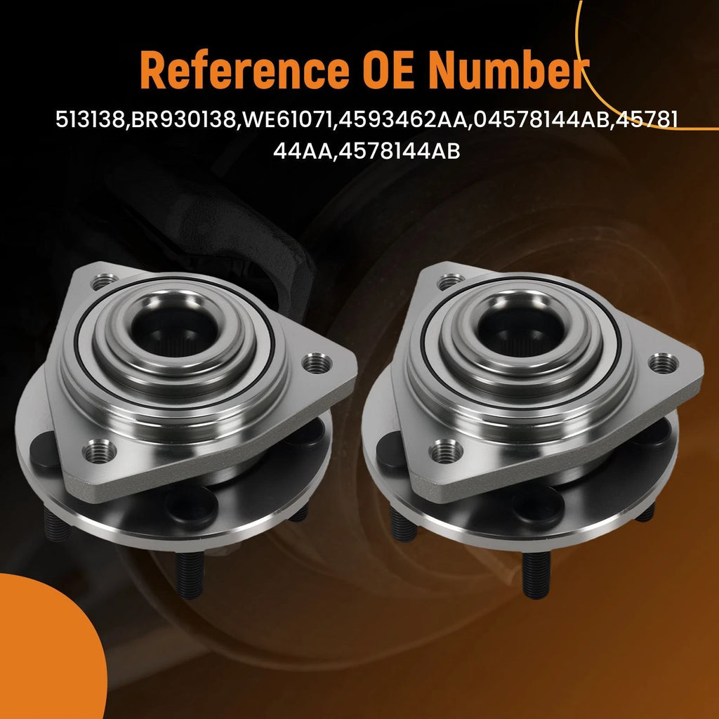 2x Front Wheel Bearing Hub for Dodge Stratus (1995–2006)