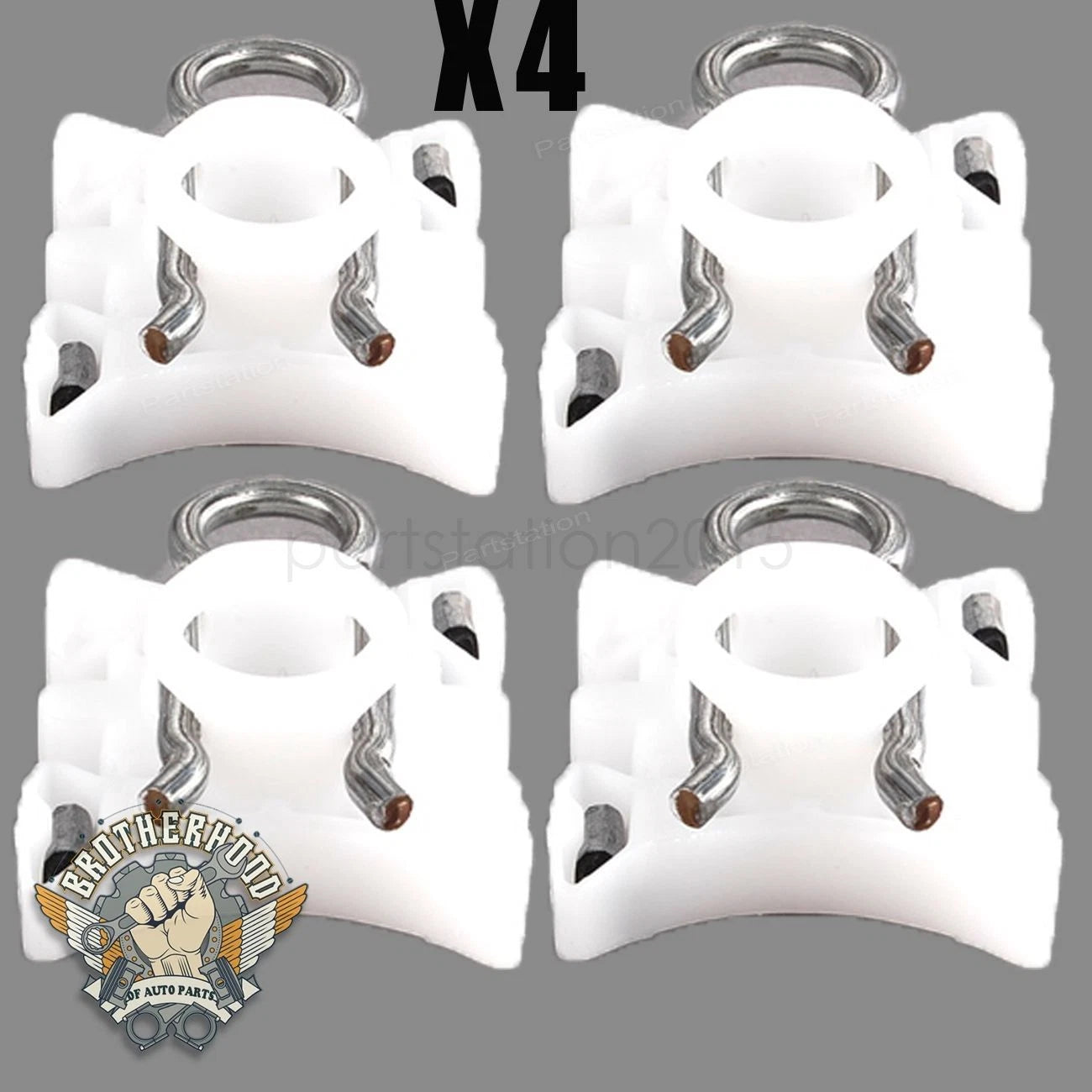 Set of 4 Window Regulator Sliding Pivot Clips for BMW E32 E34 E36 E92 E93