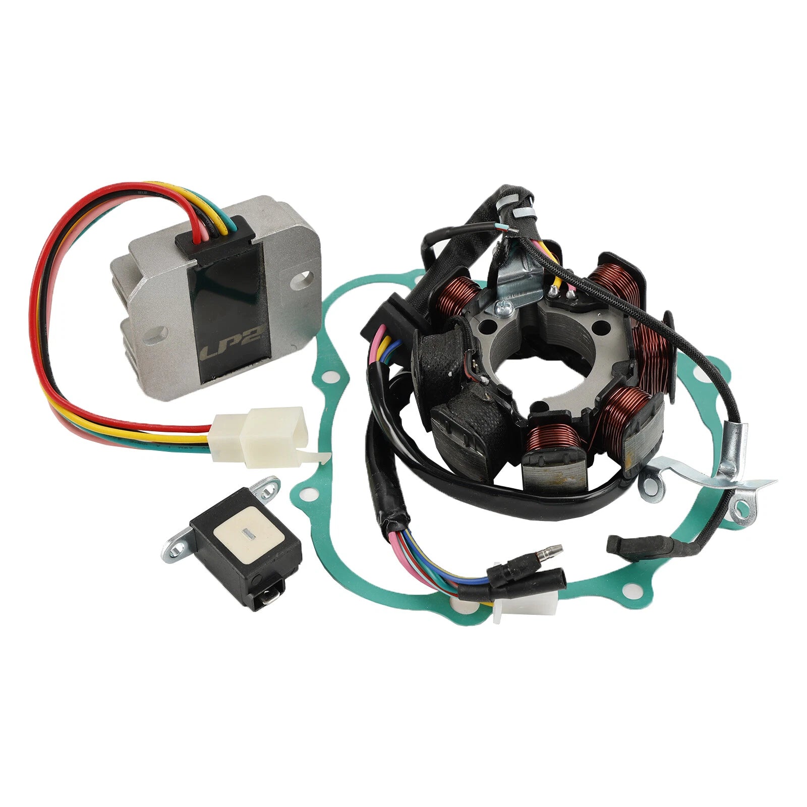 Alternator Stator & Regulator with Gasket for Honda Transcity NX 125 (1988–1990)
