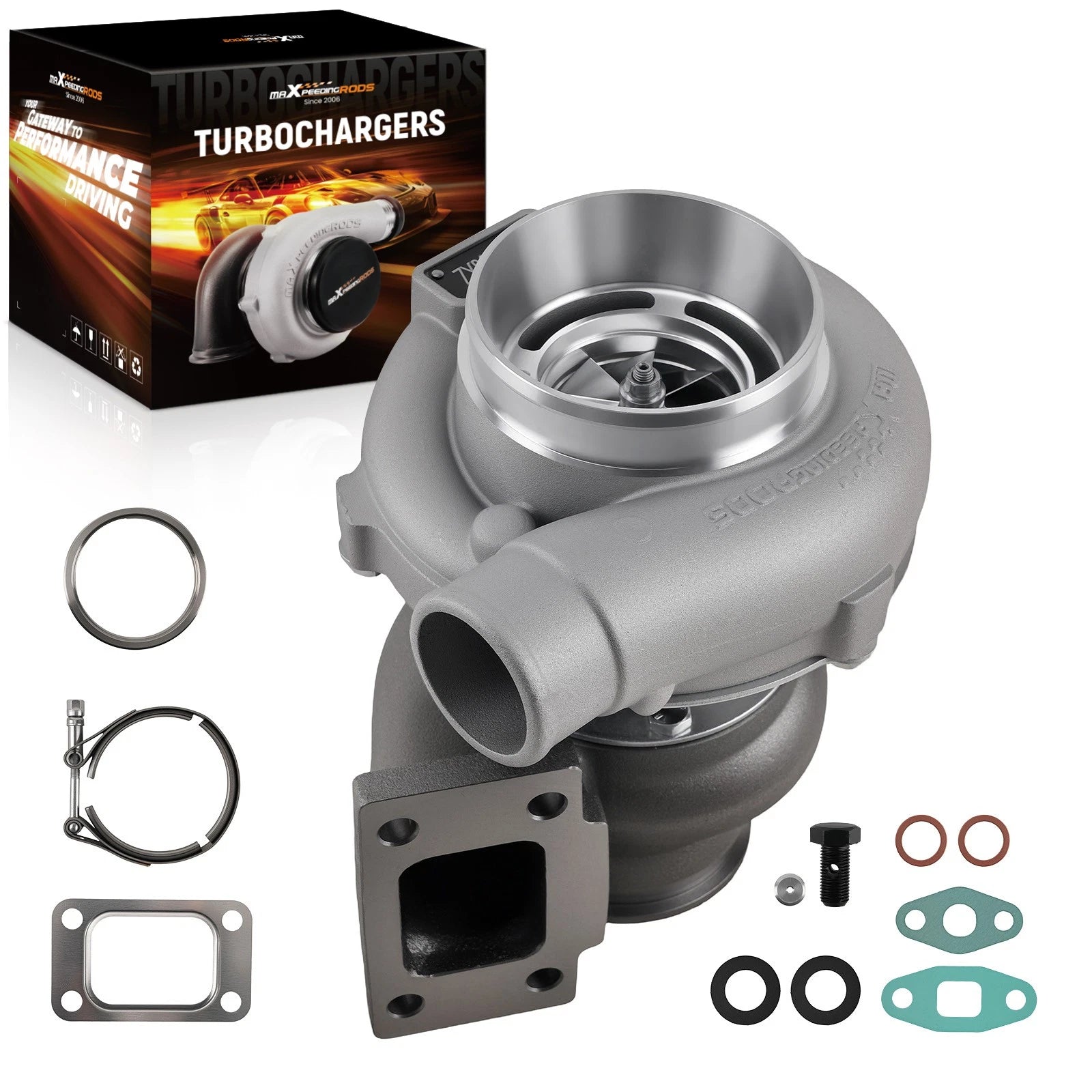 GT3037 GT3076 T3 V-Band Turbocharger for Performance Applications (Up to 500BHP)