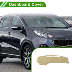 Dashboard Cover for Kia Sonet (2022–2025) Polyester Beige 1 Pc