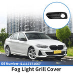 1 Pc Car Front Left Fog Light Grill for BMW 1 Series (2015-2018)