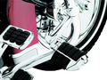 Kuryakyn Longhorn Offset Dually ISO Pegs for Cruiser Bikes (1-1/4in Clamp)