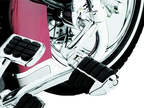 Kuryakyn Longhorn Offset Dually ISO Pegs for Cruiser Bikes (1-1/4in Clamp)