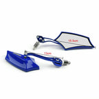 Rear View Mirrors 8mm 10mm for Motorcycle Chopper Cruiser Dirt Bike (T9)