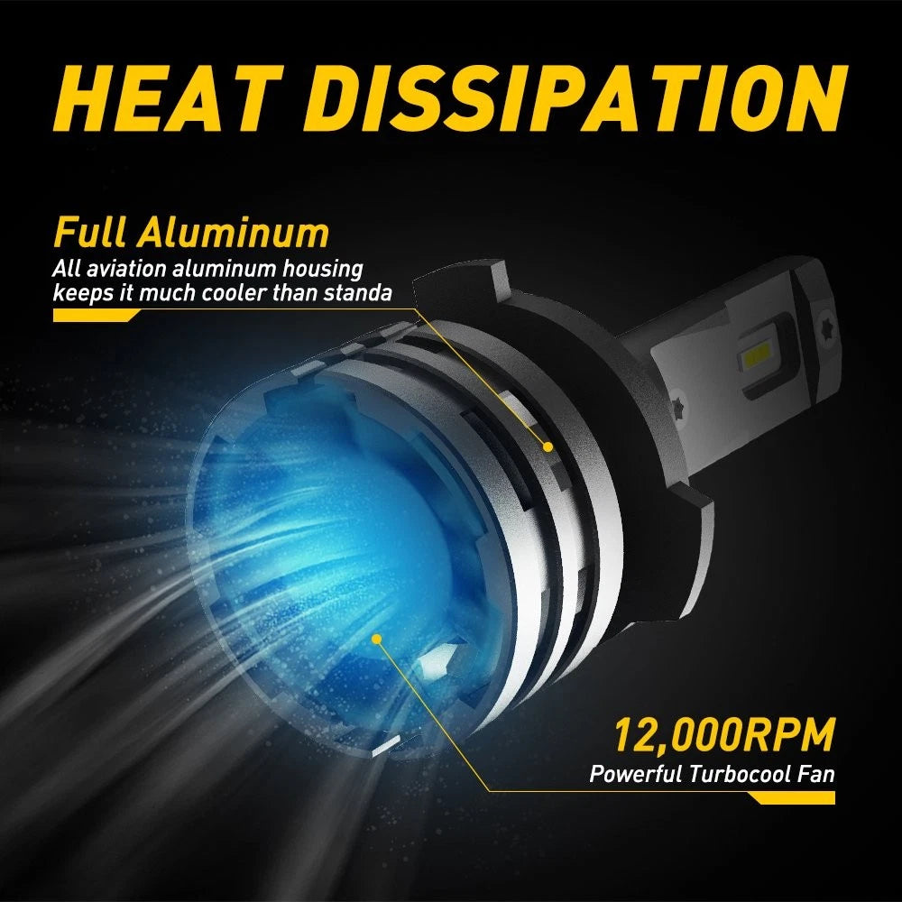 9005 HB3 LED Headlight Kit for M2 (EXC) - 24000LM 6500K White