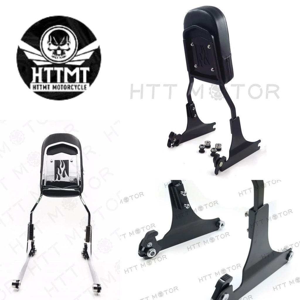 Flame Detachable Backrest Sissy Bar for Softail FLST FXST