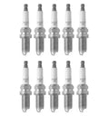 Set of 10 NGK V-Power Resistor Spark Plugs for Infiniti Nissan Suzuki (OEM)