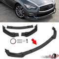 Front Bumper Lip Spoiler Splitter for Infiniti Q50 (2014–2017)
