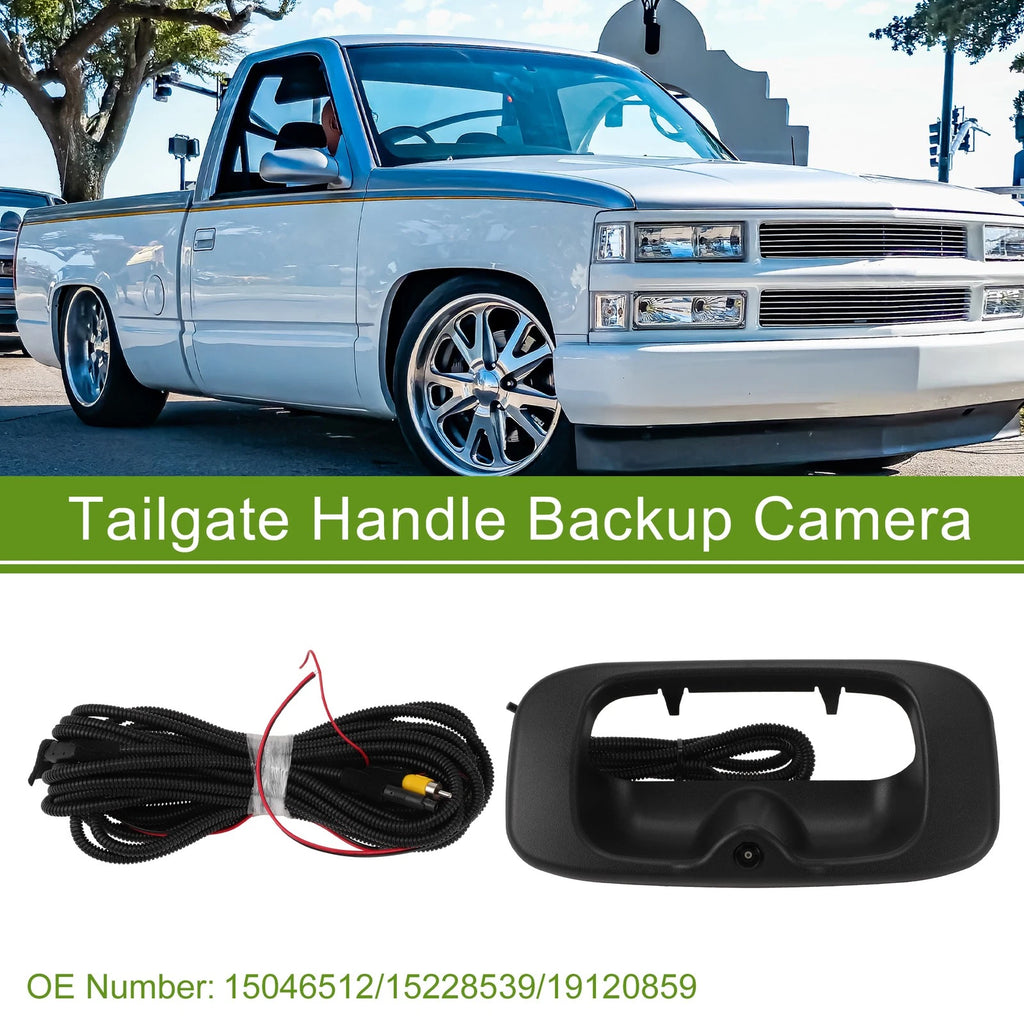 Tailgate Handle Backup Rear View Camera No. 15046512 for Chevrolet Silverado (2014–2019)
