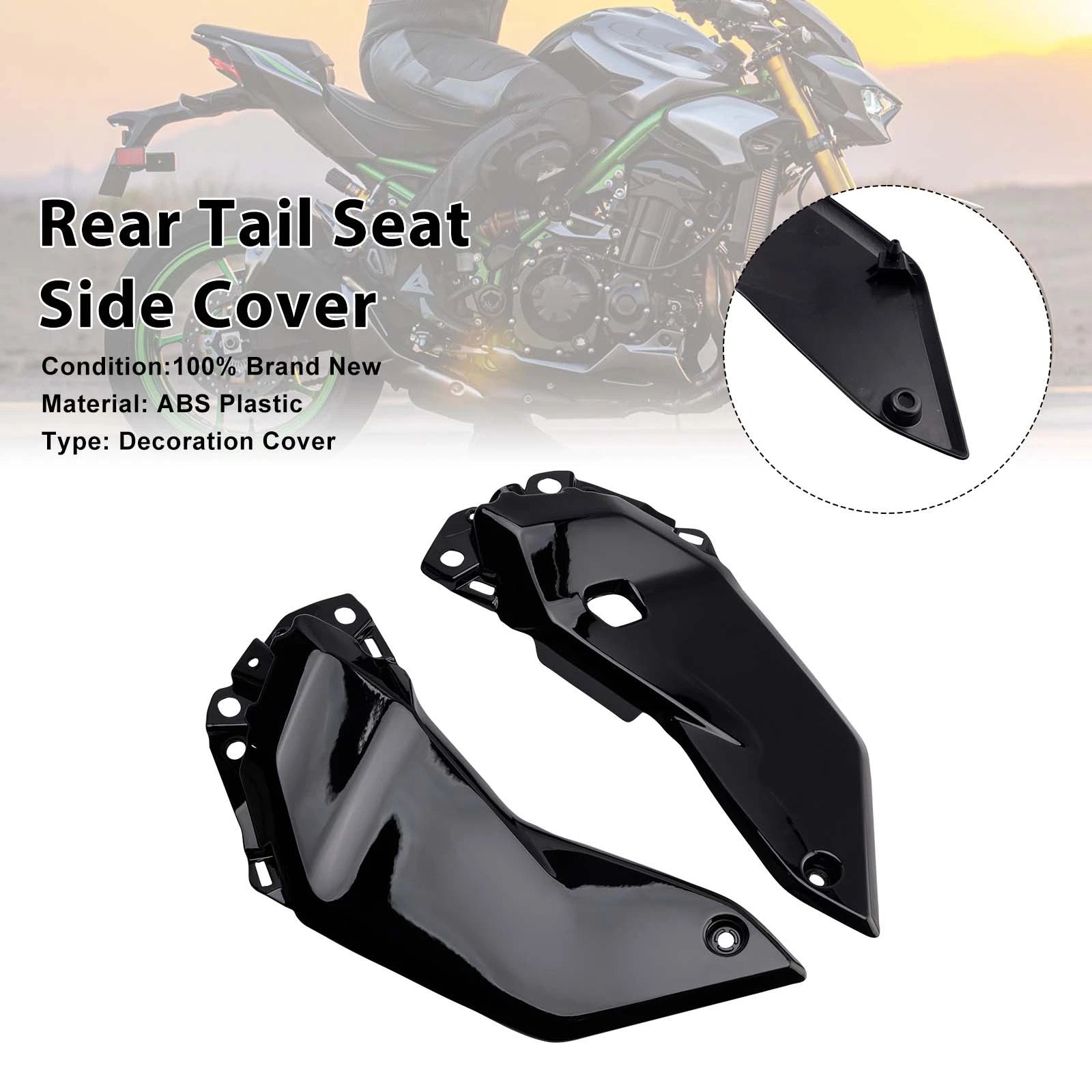 Rear Tail Seat Side Cover Fairing for Yamaha Tenere 700 (2025–2026) Black