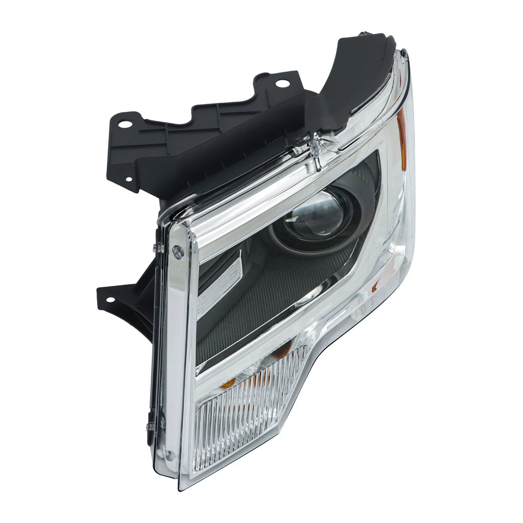 Chrome HID Front Headlight for Ford F150 (2013–2014) Left Side