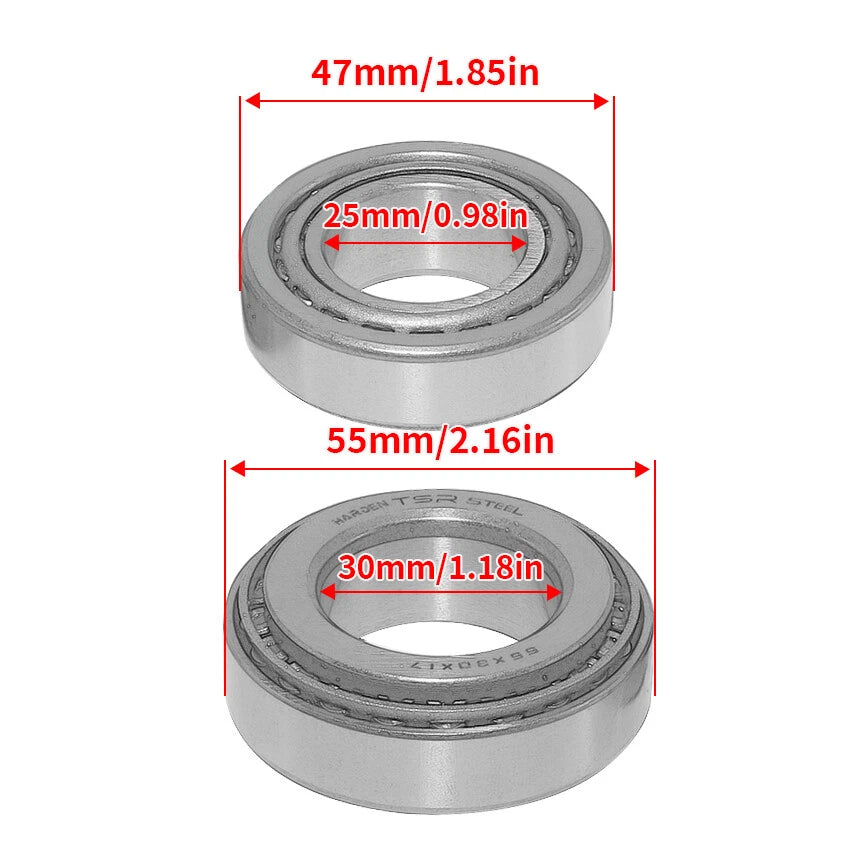 Steering Head Bearing Kit for Yamaha YZ125 YZ250 FZX750 FZR1000 FZR600 (1985–2002)