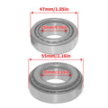 Steering Head Bearing Kit for Yamaha YZ125 YZ250 FZX750 FZR1000 FZR600 (1985–2002)