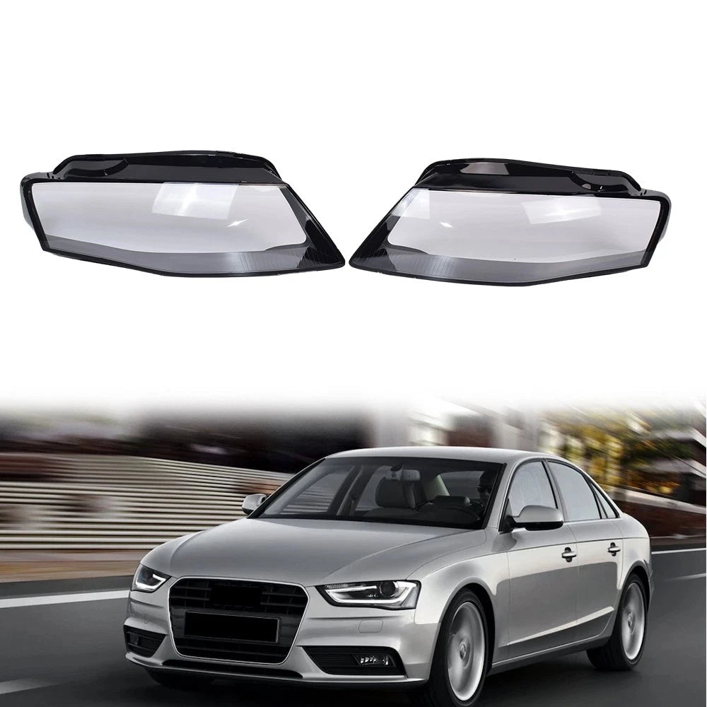 2X Headlamp Cover for Audi A4 (2009–2012) - Headlight Lens Cover