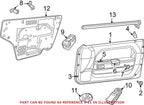 Door Mirror Control Switch for Dodge Challenger, Jeep Wrangler (2011–2023)