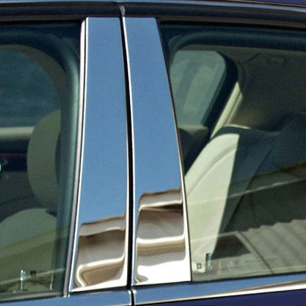 Luxury FX Stainless Steel Pillar Posts 4pc for Mazda 3 (2010–2013)