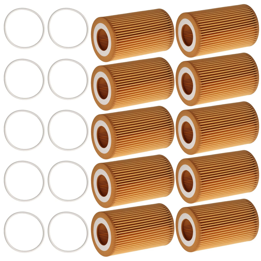 10x Oil Filter Assembly for Audi A6 A7 A8 Q7 2.0L 3.0L (2016–2019) 06E115562E