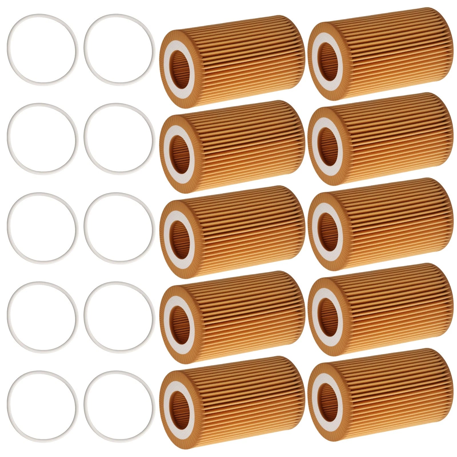 10x Oil Filter Assembly for Audi A6 A7 A8 Q7 2.0L 3.0L (2016–2019) 06E115562E