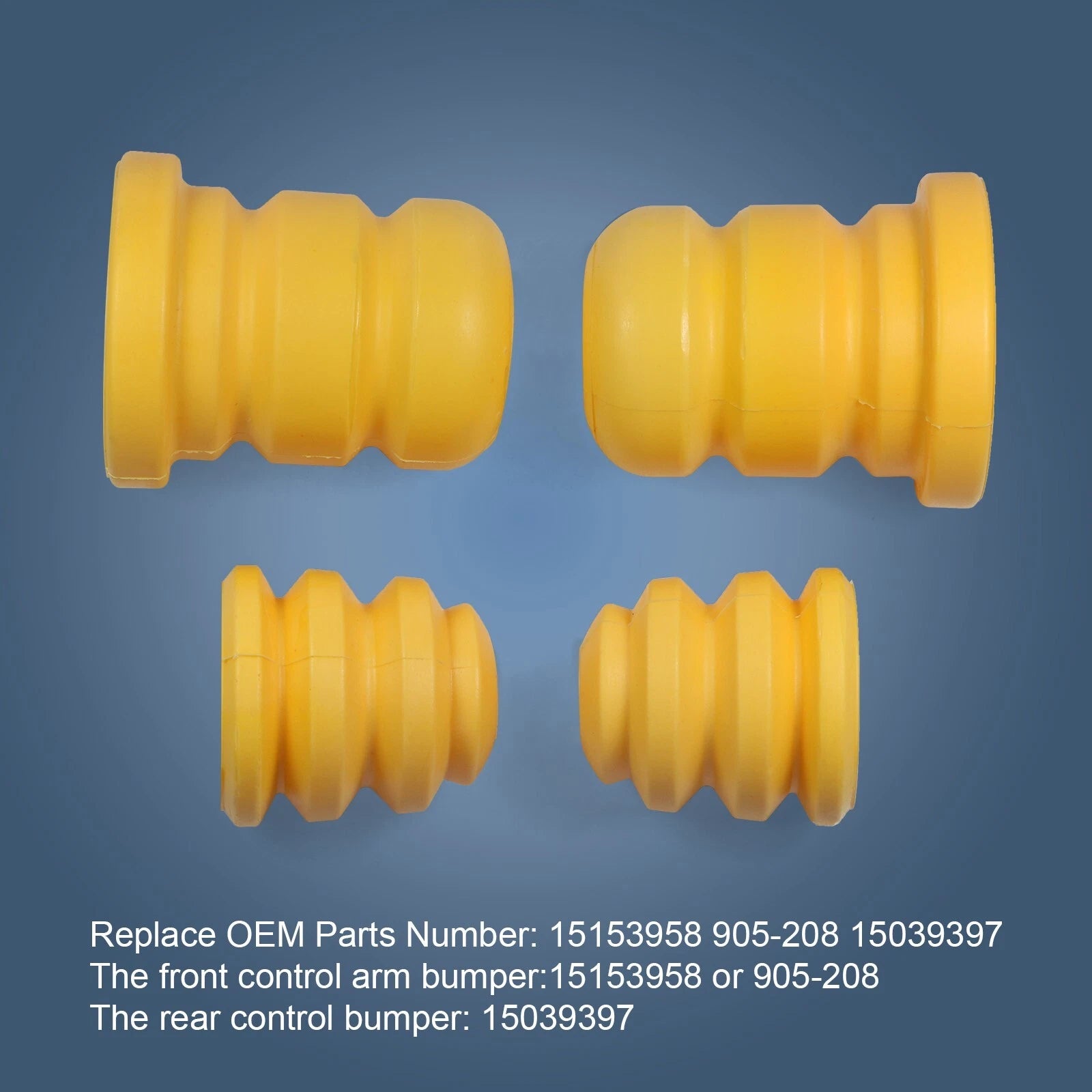 Set of 4 Control Arm Bump Stops for Cadillac Chevy GMC Truck