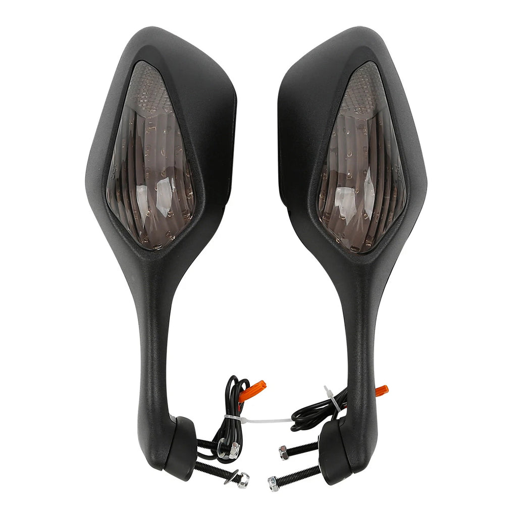 Rearview Mirrors w/ LED Turn Signals for Honda CBR1000RR (2008–2016)