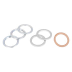 Set of 6 Oil Drain Plug Gaskets for Toyota (12157-10010, 90430-24003)