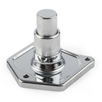 Chrome Solenoid Cover Starter Push Button for Harley Electra Glide (1991–2017)