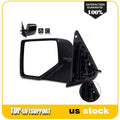 Driver Side Manual Black Towing Mirror for Ford Ranger (2006–2011)