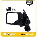 Driver Side Manual Black Towing Mirror for Ford Ranger (2006–2011)