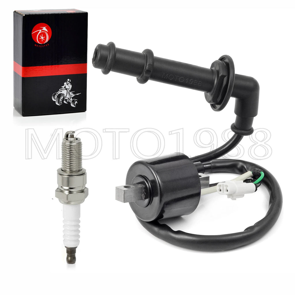 Ignition Coil & Spark Plug for Suzuki Quadracer 450 LTR450 (2006–2009), RMZ450 (2005–2012)