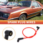 Set of 10 Spark Plug Wire Ignition Coil Cables for Ford F-150, Mustang (1979–1995)